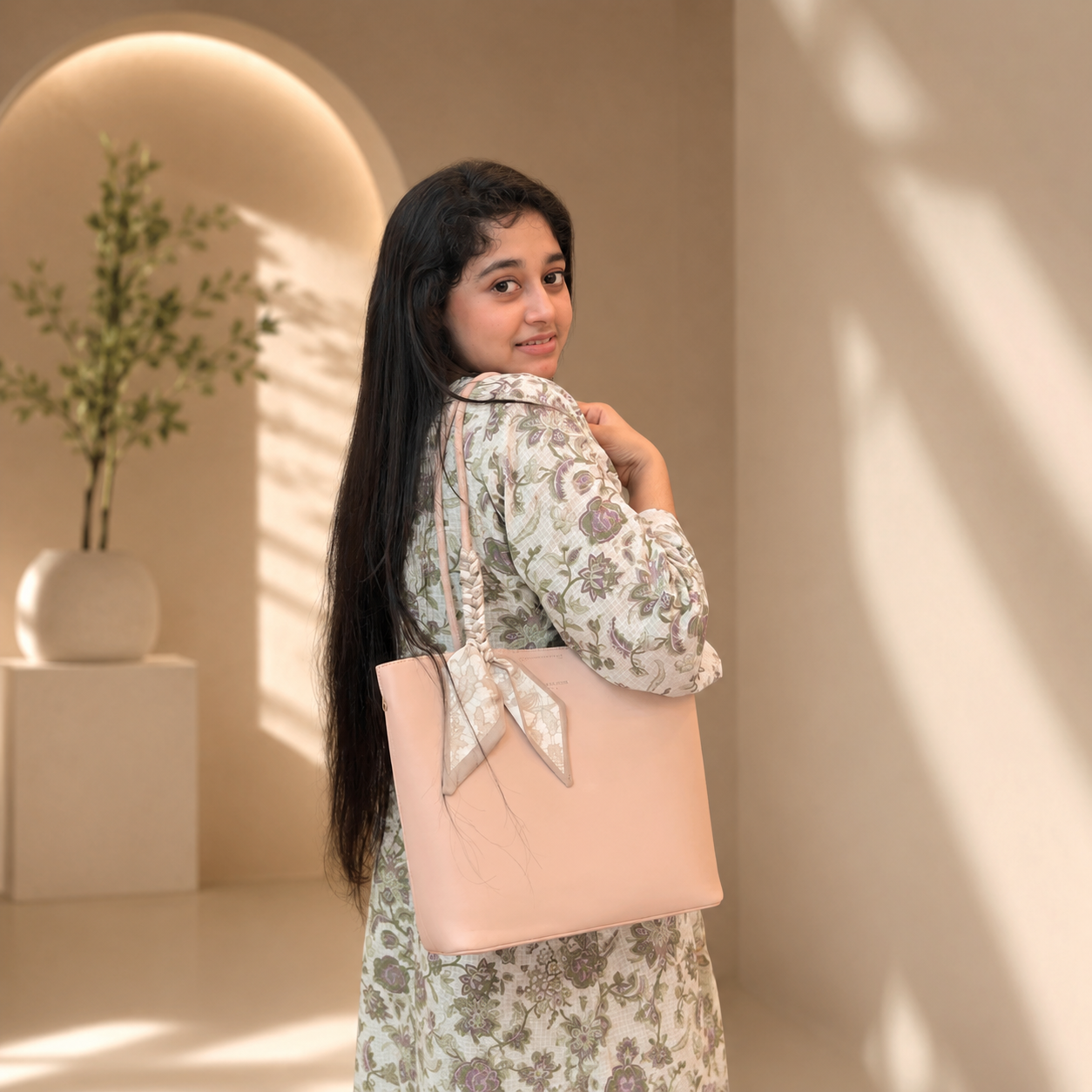 SANAD Signature Luxe Tote Bag – 2-Piece Set