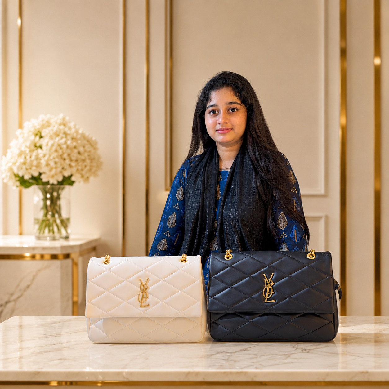 SANAD Luxe Quilted Shoulder Bag alternate view