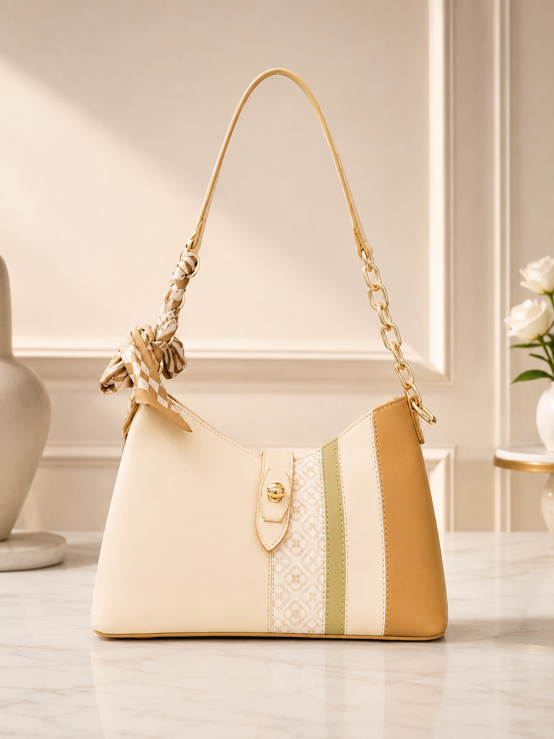 Vogue & Classic ChicCider – Elegant Hobo Shoulder Bag|SANAD| alternate view
